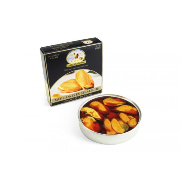 Mejillones En Escabeche AOVE 6/8 Piezas - Mariscadora
