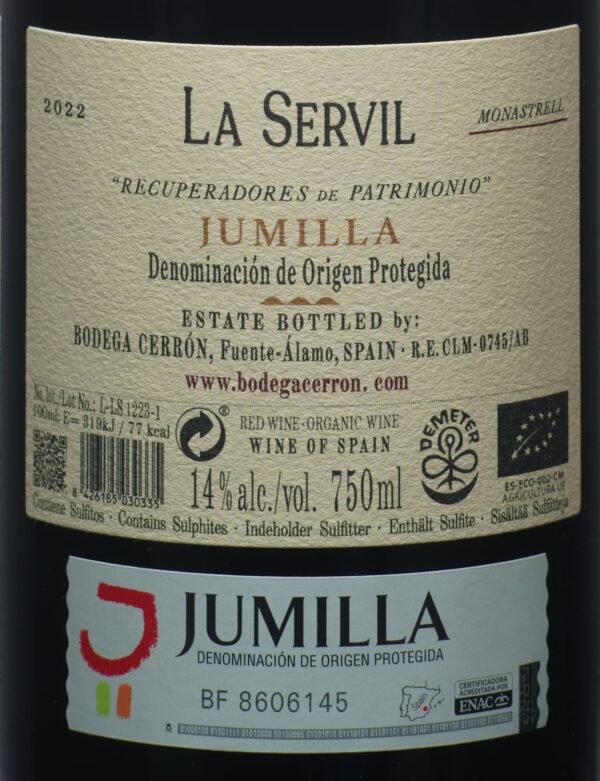 La Servil 2022 - Bodega Cerrón - Imagen 2